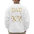 Dad Of The Miss Quince XV Birthday Mexican Quinceanera Men's Sweatshirt Back Print