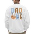 Dad Of The Sweet One Cookies And Milk 1st Birthday Party Men's Sweatshirt Back Print