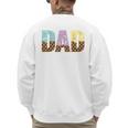 Dad Of The Sweet One Ice Cream 1st First Family Father's Day Men's Sweatshirt Back Print Dad Of The Sweet One Ice Cream 1st First Family Father's Day Men's Sweatshirt Back Print