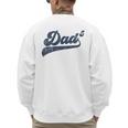 Dad5 Daddy Of 5 Kids Father Of Five Fifth Time Dad Men's Sweatshirt Back Print