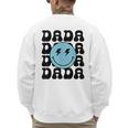 Dada One Happy Dude 1st Birthday Family Matching Men's Sweatshirt Back Print Dada One Happy Dude 1st Birthday Family Matching Men's Sweatshirt Back Print