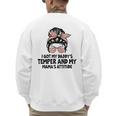 I Got My Daddy's Temper And My Mama's Attitude Men's Sweatshirt Back Print