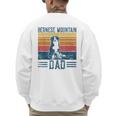 Dog Berner Dad Vintage Bernese Mountain Dad Men's Sweatshirt Back Print
