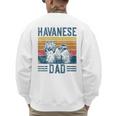 Dog Havanese Dad Vintage Havanese Dad Men's Sweatshirt Back Print