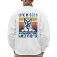 German Shepherd Men Women Dog Dad Mom German Shepherd Men's Sweatshirt Back Print