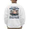 It's Not A Dad Bod It's Father Figure Fat Cat Vintage Men's Sweatshirt Back Print It's Not A Dad Bod It's Father Figure Fat Cat Vintage Men's Sweatshirt Back Print