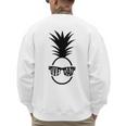 IVF DAD Pineapple Transfer Day Retrieval Day Infertility Men's Sweatshirt Back Print