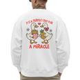 IVF Mom Dad Embryo Transfer Day It's A Day For A Miracle Men's Sweatshirt Back Print IVF Mom Dad Embryo Transfer Day It's A Day For A Miracle Men's Sweatshirt Back Print