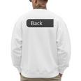 Just A Regular Dad Trying Not To Raise Liberals On Back Men's Sweatshirt Back Print
