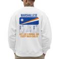 Marshallese Dad Marshall Islands Flag For Father's Day Men's Sweatshirt Back Print