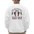 Marvel Deadpool Father's Day Who Tells Dad Jokes This Guy Men's Sweatshirt Back Print