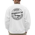 Proud Member Of The Just Resting My Eyes Club Dad Retirement Men's Sweatshirt Back Print