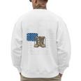 RED Friday For My Dad Military Veteran Deployed Men's Sweatshirt Back Print RED Friday For My Dad Military Veteran Deployed Men's Sweatshirt Back Print
