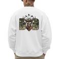 Retro Camo Dad Hunting Camouflage Deer Matching Men's Sweatshirt Back Print Retro Camo Dad Hunting Camouflage Deer Matching Men's Sweatshirt Back Print