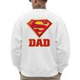 Superman Super Dad Men's Sweatshirt Back Print