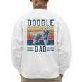 Vintage Doodle Dad Aussie Doodle & Goldendoodle Men's Sweatshirt Back Print