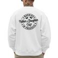 Warning Father Daughter Trip In Progress Trip With Dad Men's Sweatshirt Back Print