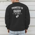 1st Time Dad EST 2026 New Dad New First Fathers Day Men's Sweatshirt Back Print