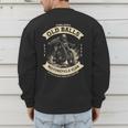 50th Birthday Vintage Motorcycle For Biker Dad Men's Sweatshirt Back Print