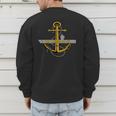 Aircraft Carrier USS America CVA-66 Veterans Day Dad Son Boy Men's Sweatshirt Back Print