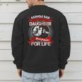 Asshole Dad And Smartass Daughter Best Friend For Life Men's Sweatshirt Back Print