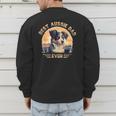 Aussie DAD Australian Shepherd Men's Sweatshirt Back Print