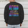 Awesome DJ Dad DJ Music Men's Sweatshirt Back Print