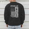ON Back Awesome Like My Daughter Men Fathers Day Dad Men's Sweatshirt Back Print ON Back Awesome Like My Daughter Men Fathers Day Dad Men's Sweatshirt Back Print