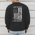 ON Back I Have Two Titles Dad Papa Fathers Day Grandpa Papa Men's Sweatshirt Back Print