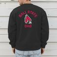 Ball State University Cardinals Arched Dad Men's Sweatshirt Back Print