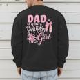 Ballerina Bday Dance Dad Of The Birthday Girl Ballet Dancer Men's Sweatshirt Back Print