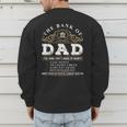 The Bank Of Dad Father's Day College Tuition Student Men's Sweatshirt Back Print The Bank Of Dad Father's Day College Tuition Student Men's Sweatshirt Back Print