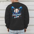 Baseball Drip Dad Father Day Birthday Group Matching Family Men's Sweatshirt Back Print