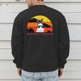 Best Bunny Dad Ever Rabbit Jumper Dad Men's Sweatshirt Back Print