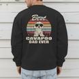 Best Cavapoo Dad Ever Vintage Retro Dog Dad Men's Sweatshirt Back Print