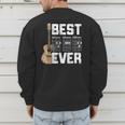 Best Dad Ever Guitarist Father D-A-D Chord Guitar Men's Sweatshirt Back Print