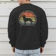 Best German Shepherd Dad Ever Daddy Dog Lover Owner Men's Sweatshirt Back Print