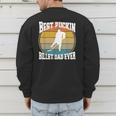 Best Puckin Billet Dad Hockey Men's Sweatshirt Back Print