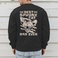 Best Sphynx Cat Dad Ever Apparel For Animal Lover Men Women Men's Sweatshirt Back Print