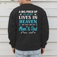 A Big Piece Of My Heart Lives In Heaven My Mom And Dad Men's Sweatshirt Back Print