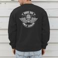 Biker Dad Like A Normal Dad Only Cooler Motorcycle Biker Men's Sweatshirt Back Print