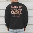 Boho Daddy Of Miss Onederful 1st Birthday Girl Cute Small Men's Sweatshirt Back Print