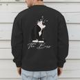 Boss Tuxedo Cat Lovers Tee Shirt For Mom Dad Men's Sweatshirt Back Print