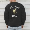 Cal Poly Mustangs Arched Dad Men's Sweatshirt Back Print Cal Poly Mustangs Arched Dad Men's Sweatshirt Back Print