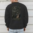 Camo Deer American Flag Graphic Hunting Men Dad Boys Men's Sweatshirt Back Print