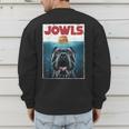 Cane Corso Jowls Top Drool Burger Dog Mom Dog Dad Men's Sweatshirt Back Print