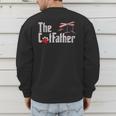 The Cat Father Cat Dad Feline Father Kitten Dad Men's Sweatshirt Back Print The Cat Father Cat Dad Feline Father Kitten Dad Men's Sweatshirt Back Print