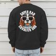 Cavalier King Charles Spaniel Dad Father’s Day Men's Sweatshirt Back Print