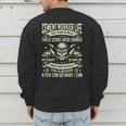 Cement Worker Life Concrete Finisher Dad Father Men's Sweatshirt Back Print Cement Worker Life Concrete Finisher Dad Father Men's Sweatshirt Back Print