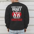 Cheer Dad Cheerleading Fathers Day Men's Sweatshirt Back Print